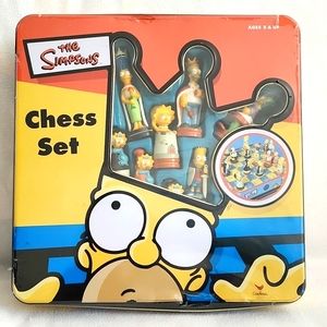 NEW The Simpsons 3D Chess Set